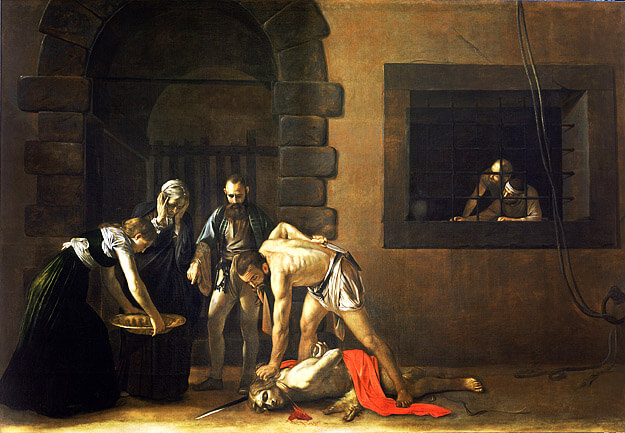 The Beheading of Saint John Caravaggio 1608