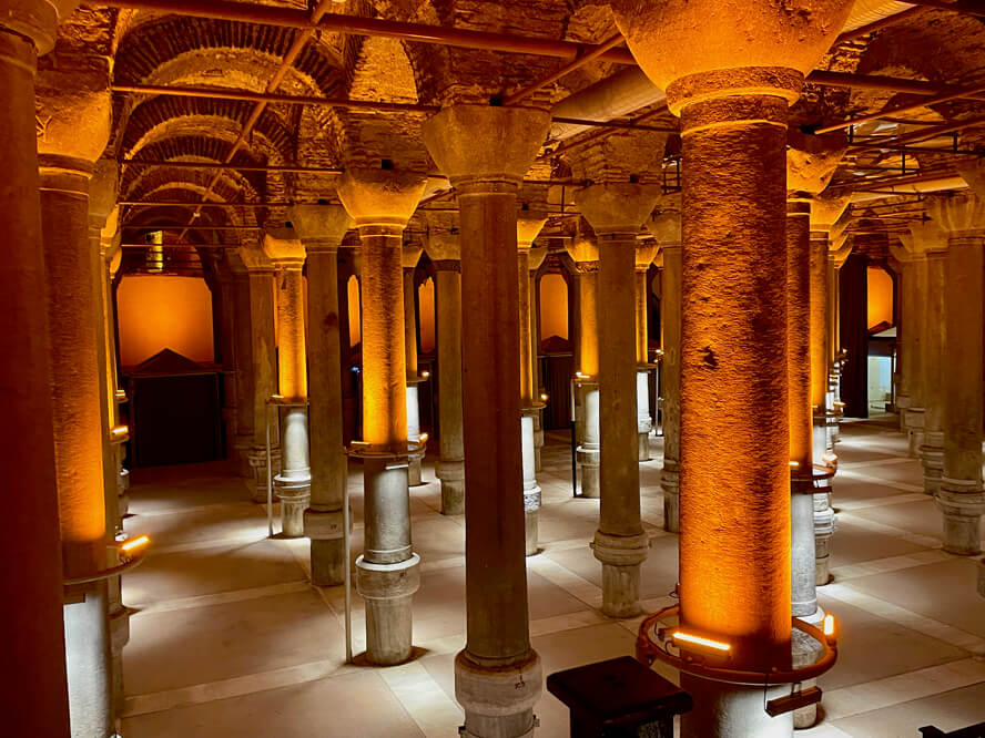 Cistern from Above. Hagia Sophia – Church, Mosque or Museum?