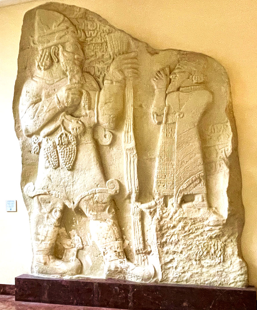 King Warpalawas Praying to the God Tarhunza, Hittite 8th century BC