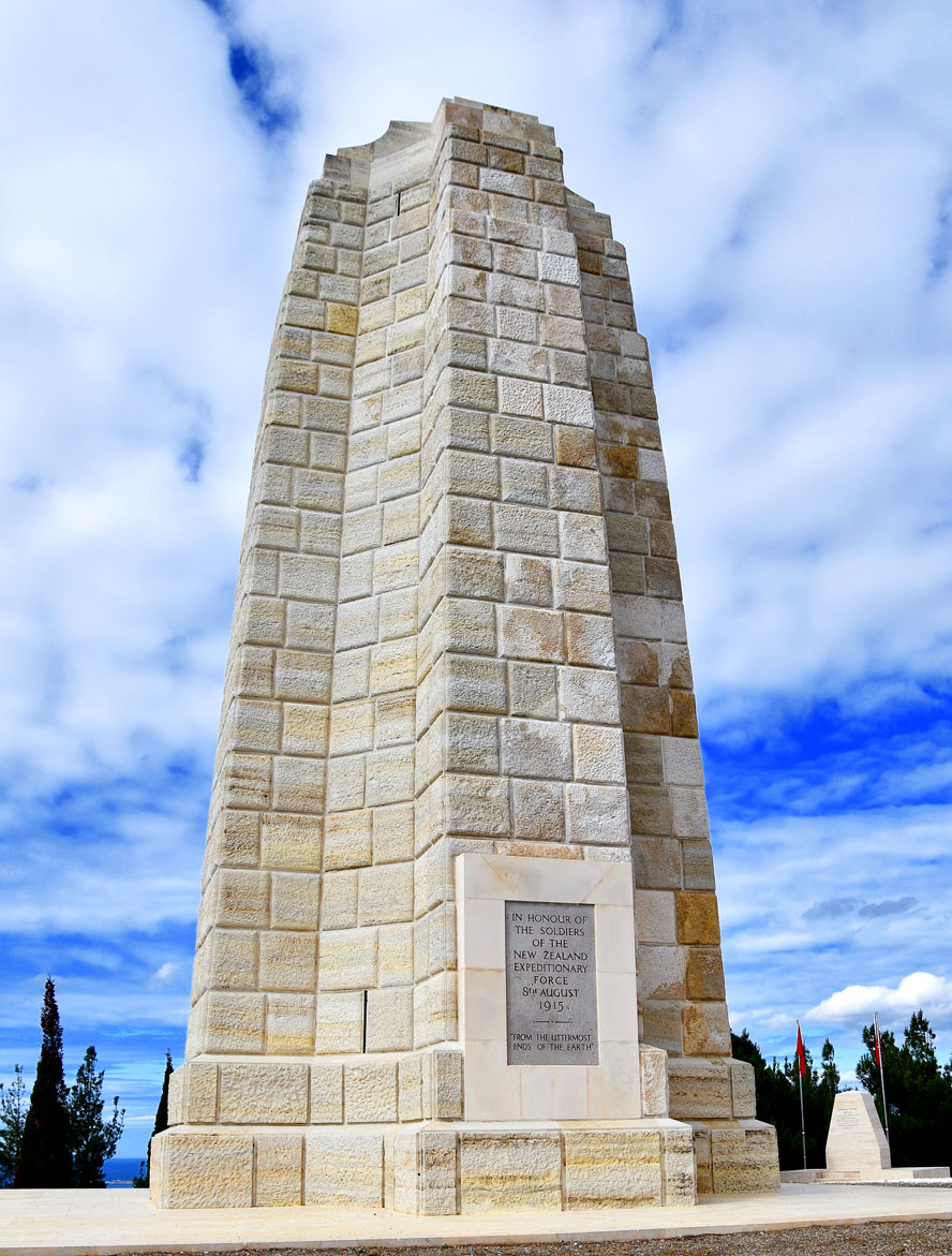 New Zealand Monument. Gallipoli – A WWI Tragedy Revisited