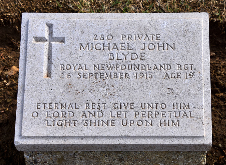 Private Michael John Blyde. Gallipoli – A WWI Tragedy Revisited
