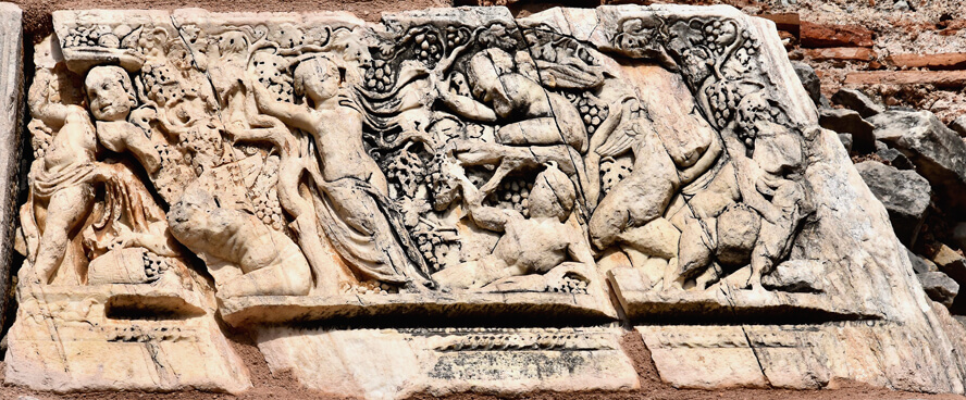 Achilles & Hector. Basilica of Saint John, Selcuk, Turkey.