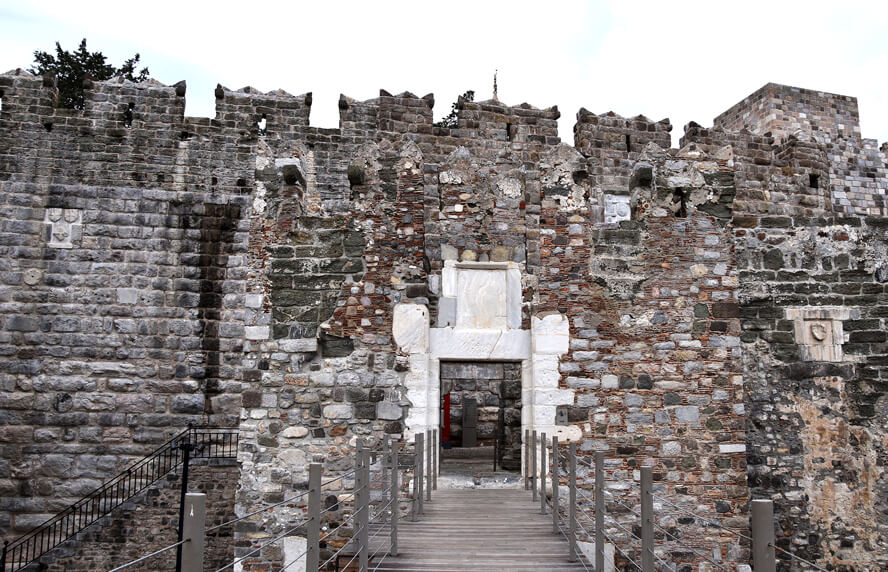Entrance to Bodrum Castle. Bodrum Castle.