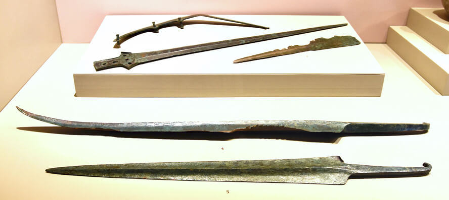 Bronze Spear Tips 3000 – 1050 BCE. The Ephesus Museum, Selcuk, Turkey.