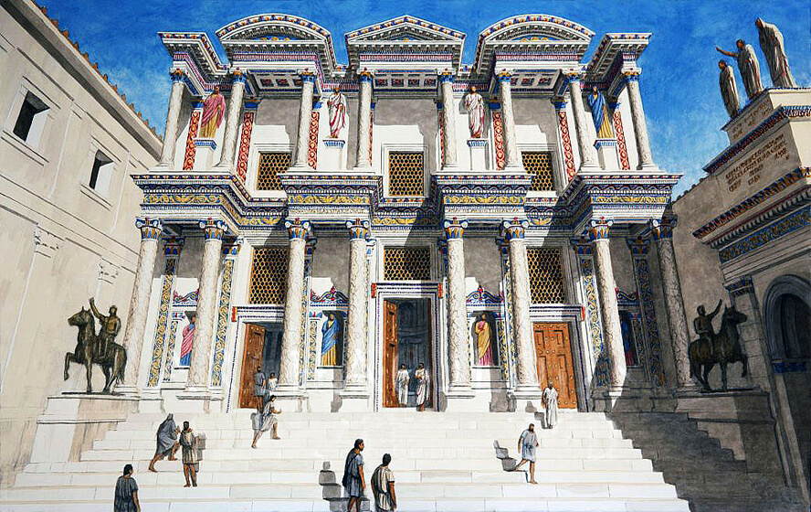 Reconstruction of the Library of Celsus. Ephesus – Visiting Turkey's Most Impressive Ruins.