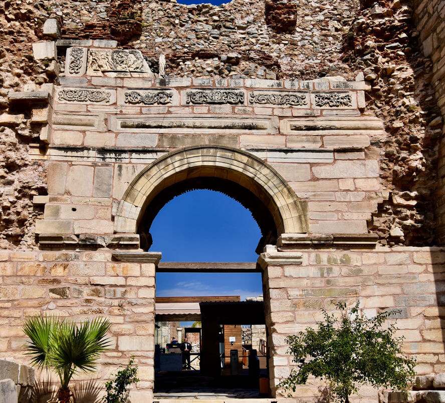 Gate of Persecution. Basilica of Saint John, Selcuk, Turkey.