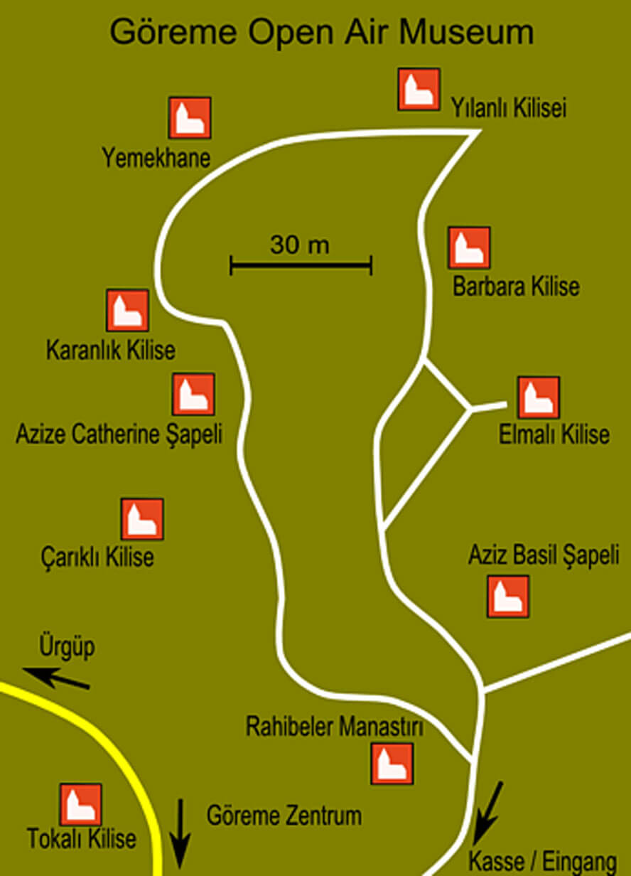 Mapa Ilustrado De Goreme