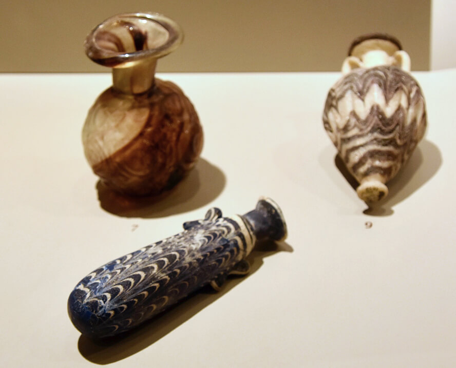 Two Thousand Year Old Glass. The Ephesus Museum, Selcuk, Turkey.