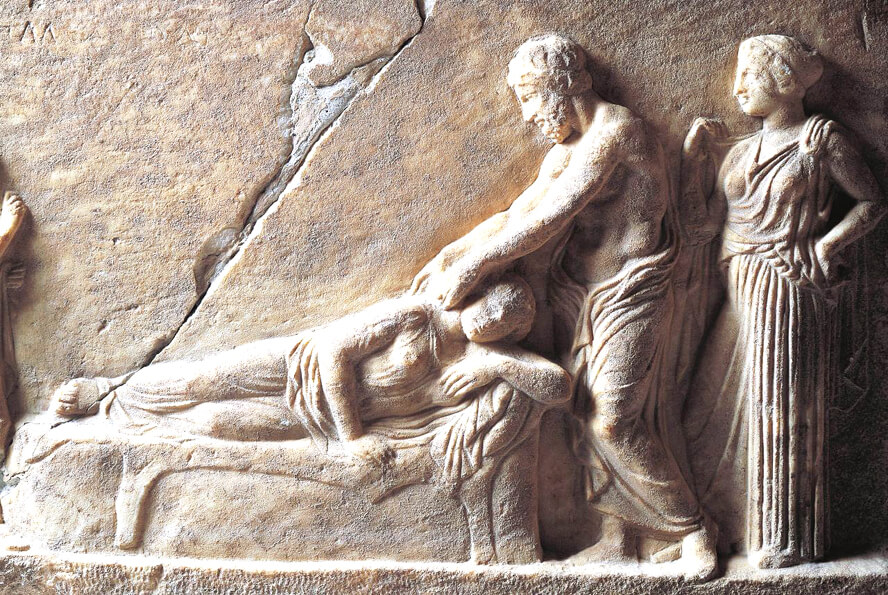 Asclepius Visiting a Patient. Galen and the Asclepeion of Pergamon.