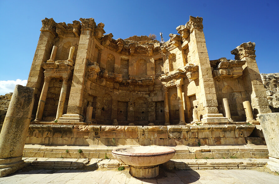 Nymphaeum: The Ancient Cities, Vast Deserts, and Salty Seas of Jordan.