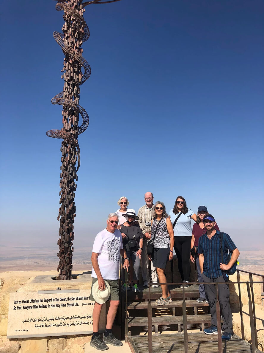 Small group travel and tour leader: The Ancient Cities, Vast Deserts, and Salty Seas of Jordan.