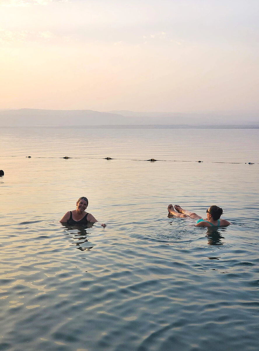 Floating in the Dead Sea: The Ancient Cities, Vast Deserts, and Salty Seas of Jordan.