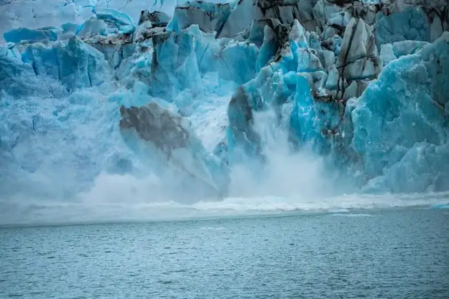 Spegazzini Glacier Calving | Location: El Calafate,  Argentina