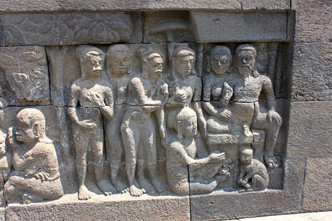 Relief of the Temple Candi Rara Jonggrang | Location: Yogyakarta,  Indonesia