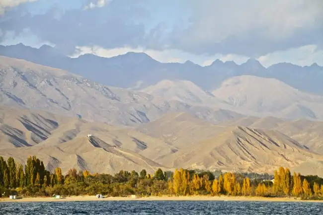 Views along the Lake Issyk-Kul | Location: Issyk Kul,  Kyrgyzstan