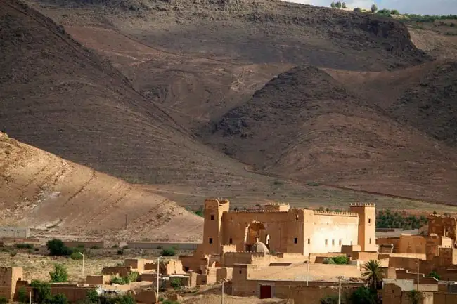 The town of Taliouine is famous with a spice called Saffron and it is one of the main exporters of this flower worldwide | Location: Taroudant,  Morocco