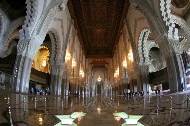 Interior of the The Hassan II Mosque | Location: Casablanca,  Morocco