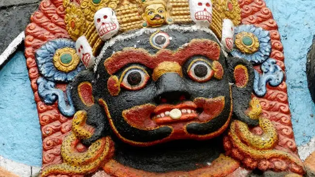 Bhairab Figure | Location: Kathmandu,  Nepal