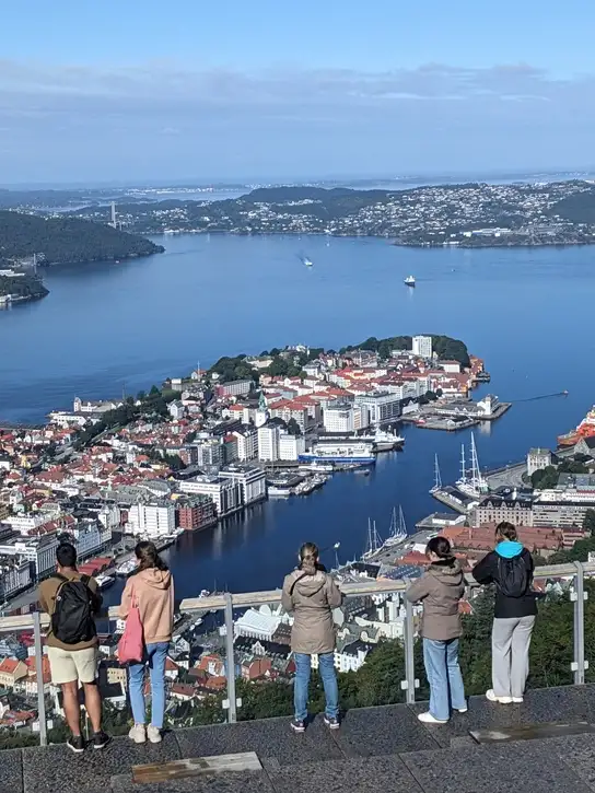 From the top of the funicular | Location: Bergen,  Norway