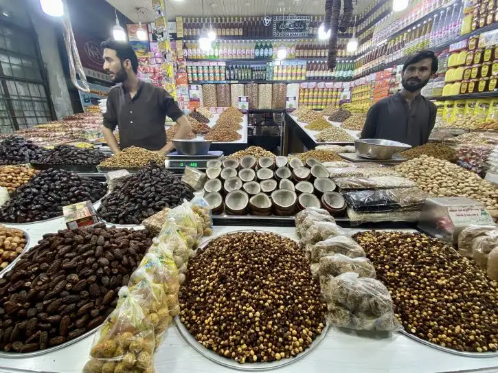 Nuts and seeds at the Empress Market in Karachi | Location: Karachi,  Pakistan