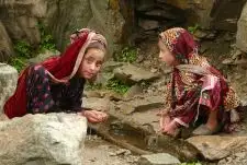 Local Girls along the Karakorum | Location: Gilgit,  Pakistan