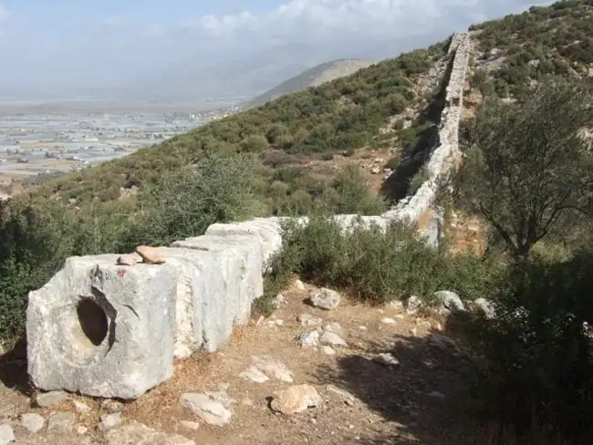 Delikkemer Aqueduct | Location: Kas,  Turkey