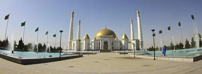 Spiritual Mosque | Location: Ashgabat,  Turkmenistan