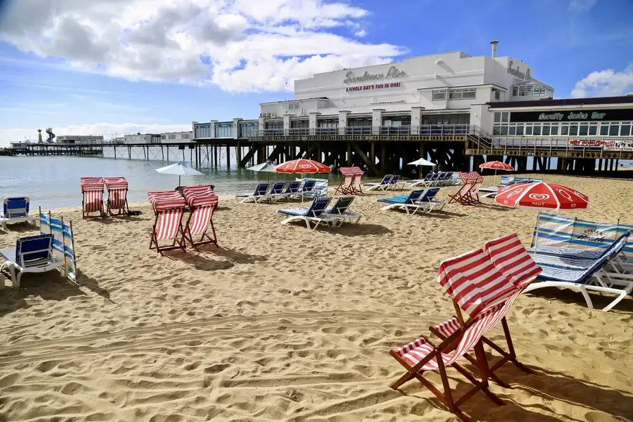 Sandown Beach on the Isle of Wight | Location: Isle Of Wight,  United Kingdom