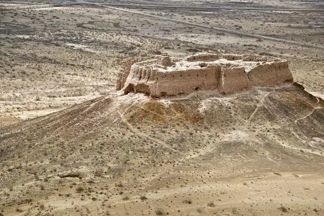 Second fortress from the third fortress of Ayaz-Qala in Karakalpakstan | Location: Khiva,  Uzbekistan