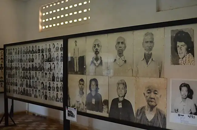 Pictures of inmates of Tuol Sleng Prison | Location: Phnom Penh,  Cambodia