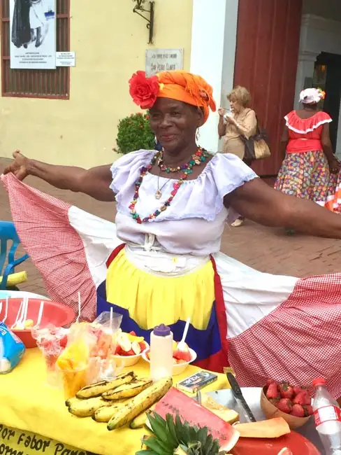 Fruit seller | Location: Cartagena,  Colombia