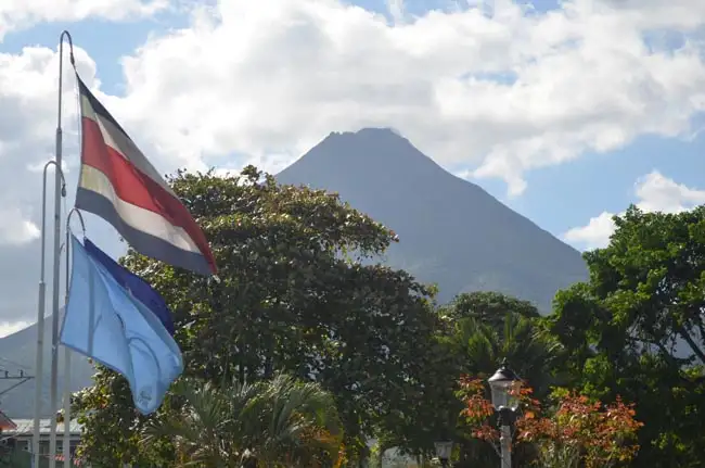 Arenal volcano view from La Fortuna | Location: Arenal,  Costa Rica