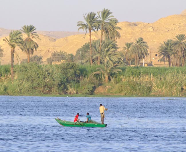 Locals Fishing | Location: Nile,  Egypt