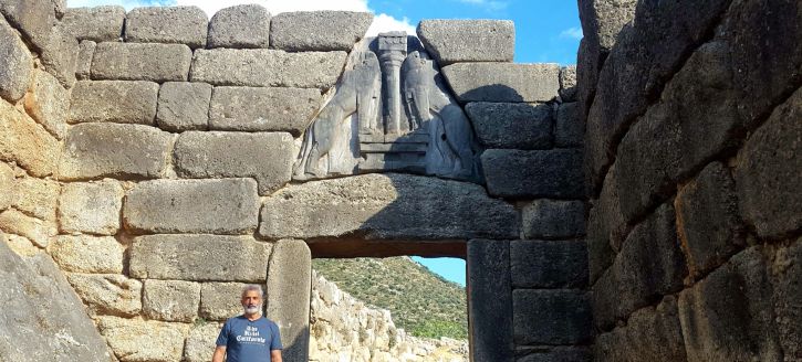 Mycenae - Lion Gate | Location: Nafplio,  Greece