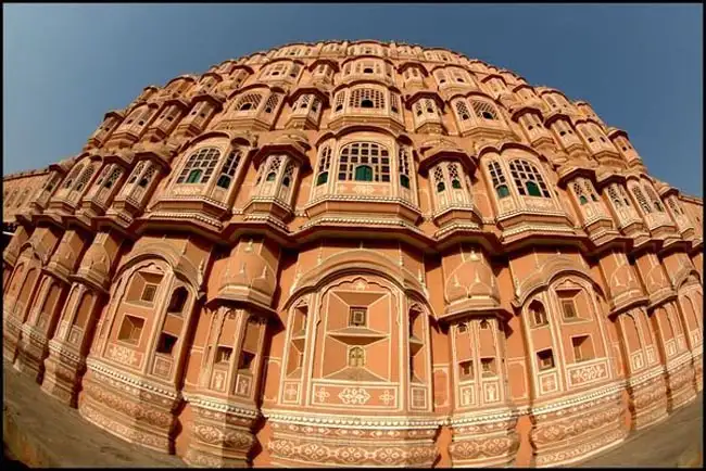 Hawa Mahal was a palace named because it was essentially a high screen wall built so the women of the royal household could observe street festivities while unseen from the outside. | Location: Jaipur,  India