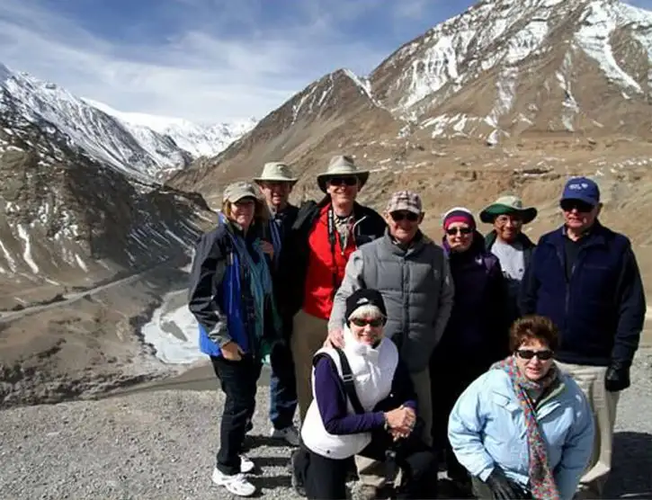 Tour Group in the Himalaya | Location: India